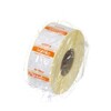 Etiquettes de securite alimentaire journalieres  multi-usages  faciles a retirer   HENDI  Orange  1000 u.  25x25x H mm