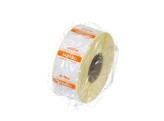 Etiquettes de securite alimentaire journalieres  multi-usages  faciles a retirer   HENDI  Orange  1000 u.  25x25x H mm