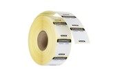 Etiquettes de securite alimentaire journalieres  multi-usages  faciles a retirer   HENDI  Orange  1000 u.  25x25x H mm
