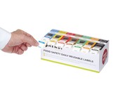 Set voedselveiligheidsstickers  multifunctioneel  eenvoudig verwijderbaar  met een dispenser  HENDI  240x80x H 100mm