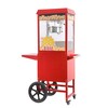 Popcornmachine met kar  HENDI  Rood  230V/1155W  940x510x H 1553mm