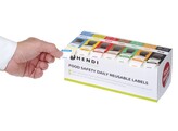 Set voedselveiligheidsstickers  multifunctioneel  eenvoudig verwijderbaar  met een dispenser  HENDI  240x80x H 100mm