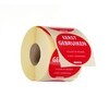 Voedselveiligheidsstickers  multifunctioneel  eenvoudig verwijderbaar   EERST GEBRUIKEN   HENDI  Rood  500 st.   50mm