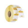 Etiquettes de securite alimentaire journalieres  multi-usages  faciles a retirer   HENDI  Mardi  Jaune  1000 u.  25x25mm