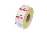 Voedselveiligheidsstickers  multifunctioneel  eenvoudig verwijderbaar   HENDI  Woensdag  Rood  1000 st.  25x25mm