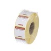 Etiquettes de securite alimentaire journalieres  multi-usages  faciles a retirer   HENDI  Jeudi  Brun  1000 u.  25x25mm