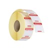 Etiquettes de securite alimentaire journalieres  multi-usages  faciles a retirer   HENDI  Jeudi  Brun  1000 u.  25x25mm