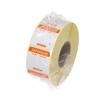 Voedselveiligheidsstickers  multifunctioneel  eenvoudig verwijderbaar   HENDI  Zaterdag  Oranje  1000 st.  25x25mm