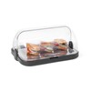 Koeldisplay met rolltop  enkel  HENDI  Donkergrijs  440x320x H 205mm  Rechthoekig