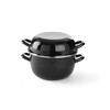 Mosselpan geemailleerd - met deksel  HENDI  4 2L   260x H 210mm