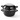 Cocotte a moules emaillee - avec couvercle  HENDI  4 2L   260x H 210mm