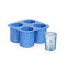 Moule a glacons verre a shot  BarUp  Bleu  122x122x H 60mm