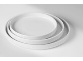 Bord met hoge rand Oslo  HENDI  Oslo  Wit   200x H 25mm