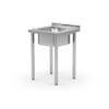 Table d evier  vissee  HENDI  Kitchen Line  1000x600x H 850mm