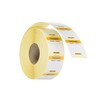 Etiquettes de securite alimentaire journalieres  multi-usages  faciles a retirer   HENDI  Mardi  Jaune  1000 u.  25x25mm