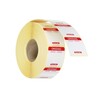 Voedselveiligheidsstickers  multifunctioneel  eenvoudig verwijderbaar   HENDI  Woensdag  Rood  1000 st.  25x25mm