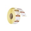 Voedselveiligheidsstickers  multifunctioneel  eenvoudig verwijderbaar   HENDI  Donderdag  Bruin  1000 st.  25x25mm