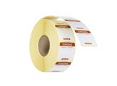 Voedselveiligheidsstickers  multifunctioneel  eenvoudig verwijderbaar   HENDI  Donderdag  Bruin  1000 st.  25x25mm