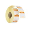 Voedselveiligheidsstickers  multifunctioneel  eenvoudig verwijderbaar   HENDI  Zaterdag  Oranje  1000 st.  25x25mm