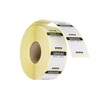 Etiquettes de securite alimentaire journalieres  multi-usages  faciles a retirer   HENDI  Dimanche  Noir  1000 u.  25x25mm