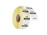 Etiquettes de securite alimentaire journalieres  multi-usages  faciles a retirer   HENDI  Dimanche  Noir  1000 u.  25x25mm