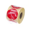 Voedselveiligheidsstickers  multifunctioneel  eenvoudig verwijderbaar   EERST GEBRUIKEN   HENDI  Rood  500 st.   50mm