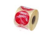 Voedselveiligheidsstickers  multifunctioneel  eenvoudig verwijderbaar   EERST GEBRUIKEN   HENDI  Rood  500 st.   50mm