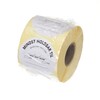 Voedselveiligheidsstickers  multifunctioneel  eenvoudig verwijderbaar   GEBRUIKEN TOT   HENDI  Wit  500 st.   50mm