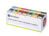 Set voedselveiligheidsstickers  multifunctioneel  eenvoudig verwijderbaar  met een dispenser  HENDI  240x80x H 100mm