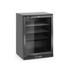 Arriere de bar simple porte   Arktic  105L  Noir  230V/120W  600x530x H 870mm
