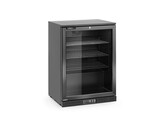Arriere de bar simple porte   Arktic  105L  Noir  230V/120W  600x530x H 870mm