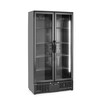 Backbar koelkast met dubbele deur  Arktic  384L  Zwart  230V/365W  900x530x H 1820mm