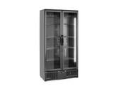 Backbar koelkast met dubbele deur  Arktic  384L  Zwart  230V/365W  900x530x H 1820mm