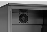 Backbar koelkast met dubbele deur  Arktic  384L  Zwart  230V/365W  900x530x H 1820mm