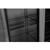 Backbar koelkast met dubbele deur  Arktic  384L  Zwart  230V/365W  900x530x H 1820mm