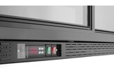 Backbar koelkast met 3 schuifdeuren  Arktic  308L  Zwart  230V/160W  1350x520x H 865mm