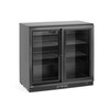 Arriere de bar avec doubles portes coulissantes   Arktic  158L  Noir  230V/160W  900x520x H 870mm