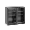 Arriere de bar double porte  Arktic  158L  Noir  230V/160W  900x530x H 870mm