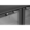Arriere de bar double porte  Arktic  158L  Noir  230V/160W  900x530x H 870mm
