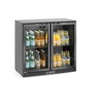 Arriere de bar double porte  Arktic  158L  Noir  230V/160W  900x530x H 870mm