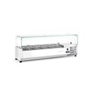 Opzetkoelvitrine GN 1/4  Arktic  8x GN 1/4  230V/180W  1805x335x H 460mm