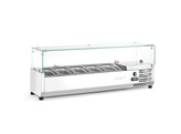Opzetkoelvitrine GN 1/4  Arktic  8x GN 1/4  230V/180W  1805x335x H 460mm