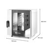 Hetelucht stoomoven CONTROL 7x GN1/1  HENDI  400V/10400W  730x855x H 850mm