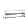 Opzetkoelvitrine GN 1/3  Arktic  6x GN 1/3  230V/180W  1405x420x H 456mm