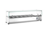 Opzetkoelvitrine GN 1/3  Arktic  6x GN 1/3  230V/180W  1405x420x H 456mm