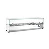 Opzetkoelvitrine GN 1/3  Arktic  6x GN 1/3  230V/180W  1405x420x H 456mm