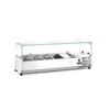 Opzetkoelvitrine GN 1/3  Arktic  6x GN 1/3  230V/180W  1405x420x H 456mm