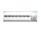 Opzetkoelvitrine GN 1/4  Arktic  7x GN 1/4  230V/180W  1505x335x H 460mm