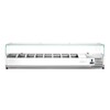 Opzetkoelvitrine GN 1/4  Arktic  8x GN 1/4  230V/180W  1805x335x H 460mm