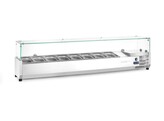 Opzetkoelvitrine GN 1/4  Arktic  8x GN 1/4  230V/180W  1805x335x H 460mm